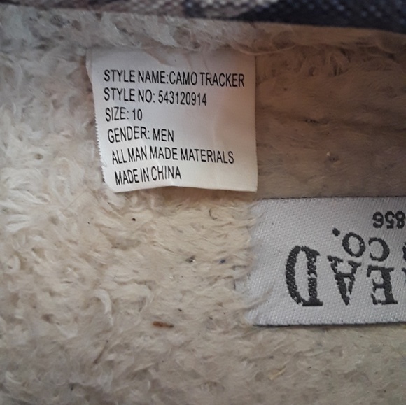 RedHead Camo / Lined slippers 10 NWOT. Makes For a Nice &.Thoughtful 🎄⛄/ gift. - Picture 4 of 4